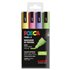 Rotulador POSCA Acrílico Base Agua PC-5M/4C Estuche De 4 Marcadores BRILLANTES