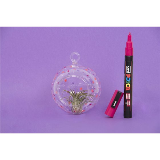 Rotulador POSCA Acrílico Base Agua PC-1M/8C Estuche De 8 Marcadores BASIC