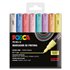 Rotulador POSCA Acrílico Base Agua PC-1M/8C Estuche De 8 Marcadores PASTEL