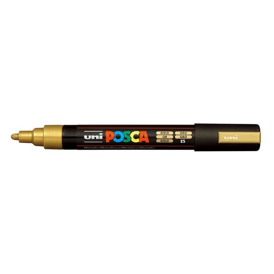 Rotulador POSCA Acrílico Base Agua PC-5M Oro