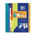 Carpeta Con Recambio Oxford Europeanbinder Live&Go Din A4+ Polyfoam 4 Anillas 35 Mm Cuadro 5 Mm + Separadores Colores Vivos