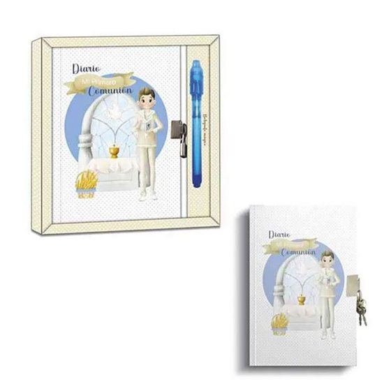 Diario Comunión ARGUVAL Con Boli Mágico Niño