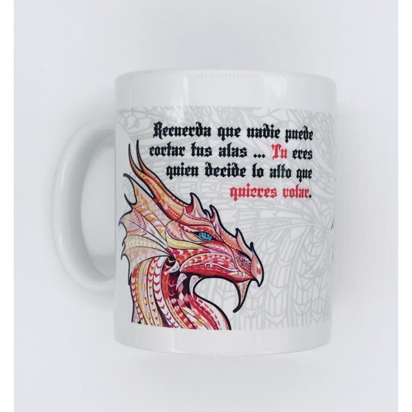 Taza Cerámica ROYMART Mandala Tattoos