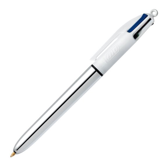 Boligrafo BIC Cuatro Colores Shine Silver