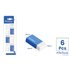 Goma De Borrar BEBASIC Blister x6 Piezas