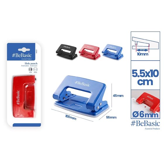 Perforadora Metal BEBASIC 2 Agujeros