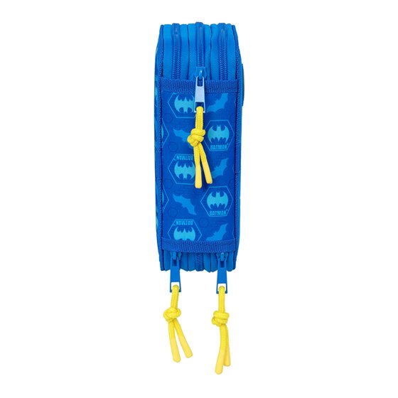 Plumier Triple 37 Piezas Batman Preescolar 12,5 x 19,5 x 5,5 cm.