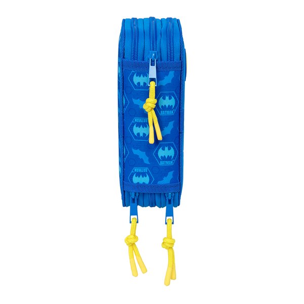 Plumier Triple 37 Piezas Batman Preescolar 12,5 x 19,5 x 5,5 cm.