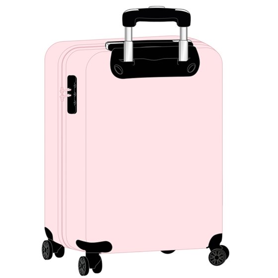 Trolley Cabina 20" Miffy "Flores" 34,5 x 55 x 20 cm.