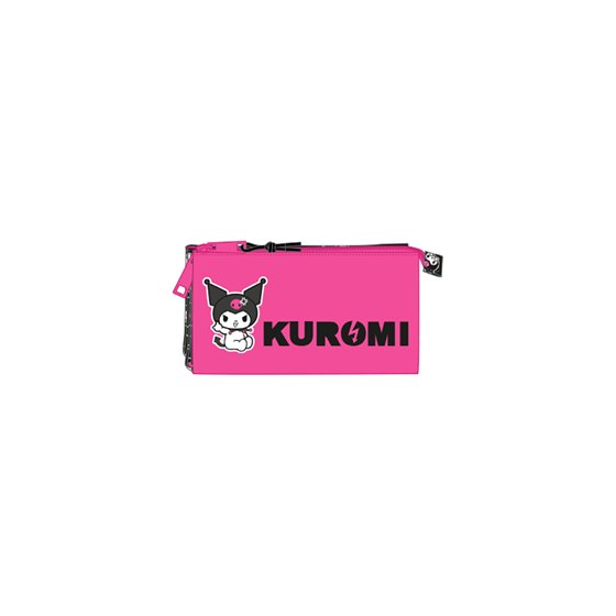 Portatodo Triple Kuromi 22 x 12 x 3 cm.