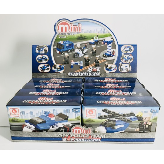 Juego Bloques JUINSA Construcción Policía Exp. X12