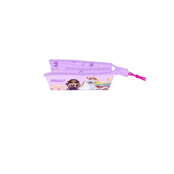 Portatodo Triple Unicorn Academy 22 x 12 x 3 cm.