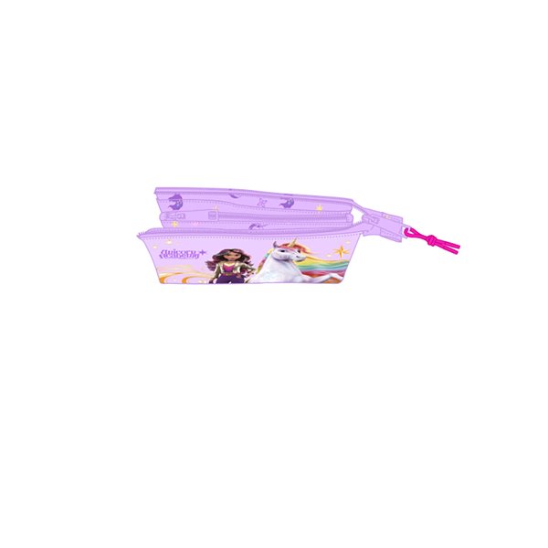 Portatodo Triple Unicorn Academy 22 x 12 x 3 cm.