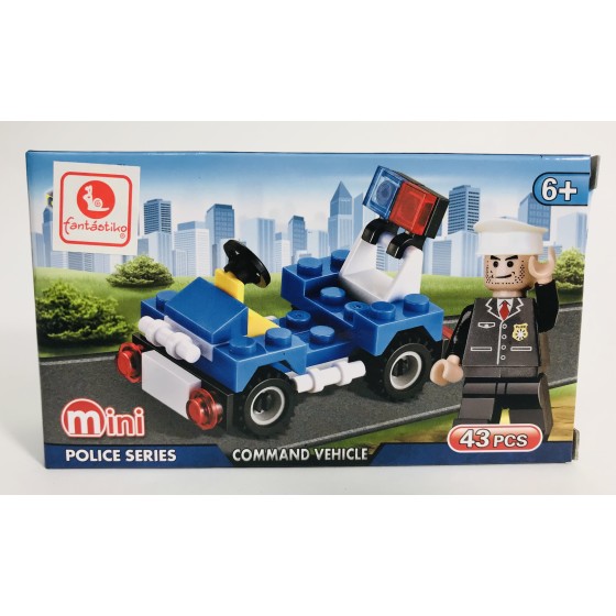 Juego Bloques JUINSA Construcción Policía Exp. X12