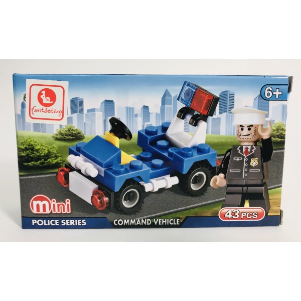 Juego Bloques JUINSA Construcción Policía Exp. X12