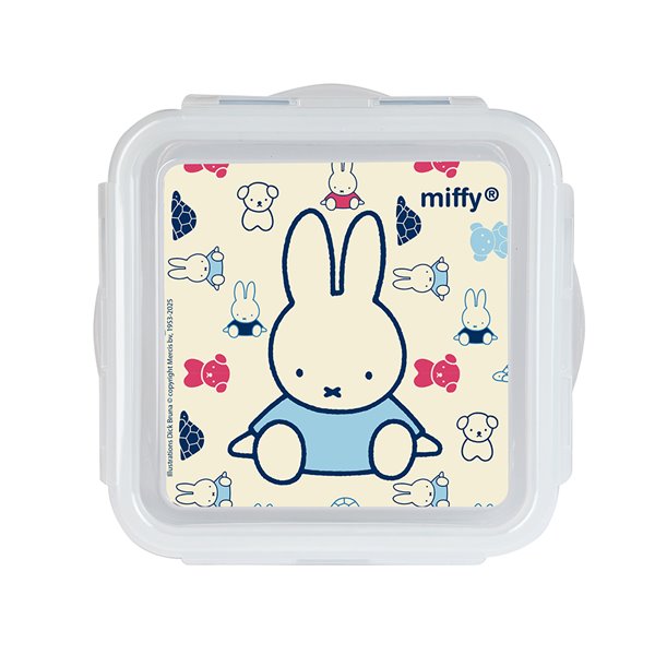 Fiambrera Miffy "Buddy" 13 x 7,5 x 13 cm.