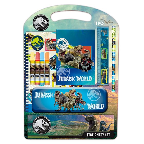 Set Escritura Jurassic World 27 x 37,5 x 3 cm.