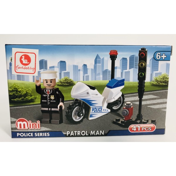 Juego Bloques JUINSA Construcción Policía Exp. X12