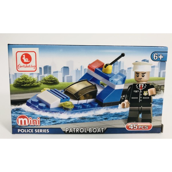 Juego Bloques JUINSA Construcción Policía Exp. X12