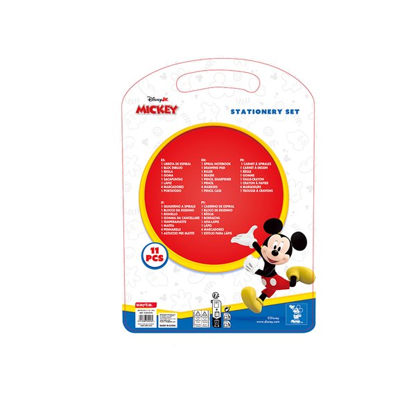 Set Escritura Mickey Mouse "Good Day" 27 x 37,5 x 3 cm.