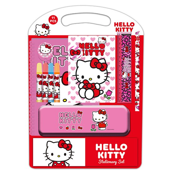 Set Escritura Hello Kitty "Iconic" 27 x 37,5 x 3 cm.