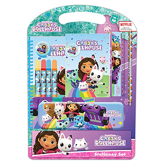 Set Escritura Gabby'S Dollhouse "Confetti" 27 x 37,5 x 3 cm.