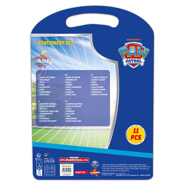 Set Escritura Paw Patrol "Cool" 27 x 37,5 x 3 cm.