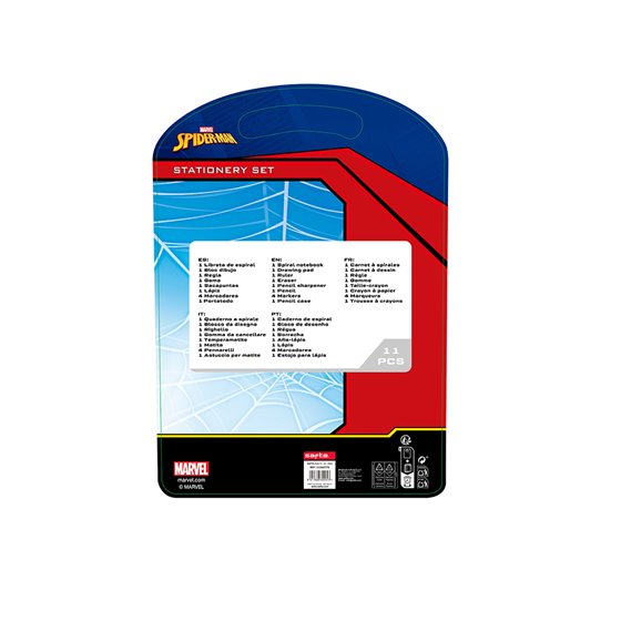 Set Escritura Spider-Man "Attack" 27 x 37,5 x 3 cm.