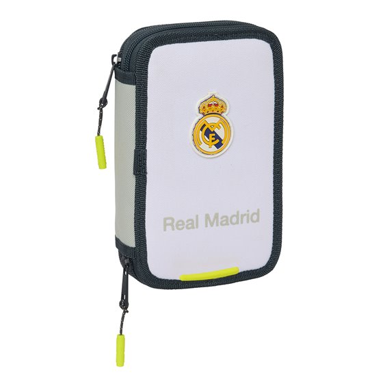 Plumier Doble Pequeño 29 Piezas Real Madrid Equip. 25/26 12,5 x 19,5 x 4 cm.