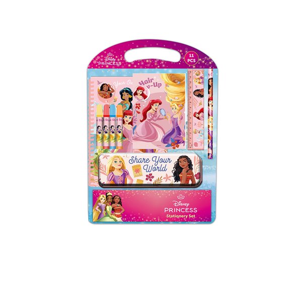 Set Escritura Princesas Disney "Bloom" 27 x 37,5 x 3 cm.