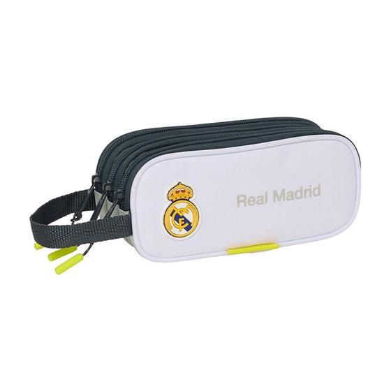 Portatodo Triple Real Madrid Equip. 25/26 21 x 8,5 x 7 cm.