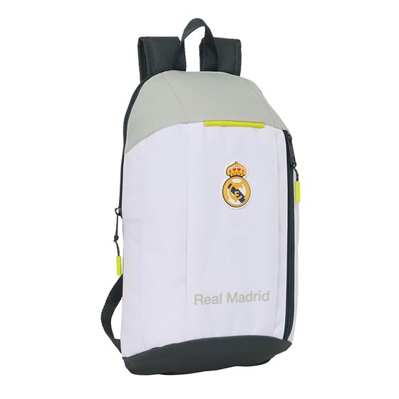 Mini Mochila Cremallera Vertical Real Madrid Equip. 25/26 22 x 39 x 10 cm.