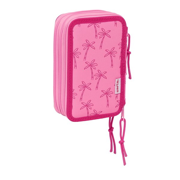 Plumier Triple 37 Piezas Stitch "Chill" 12,5 x 19,5 x 5,5 cm.