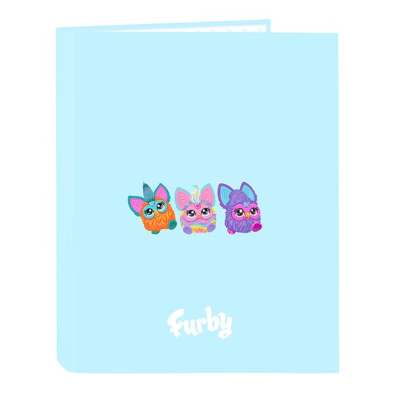 Carpeta Folio 4 Anillas Mixtas Furby 26,5 x 33 x 4 cm.