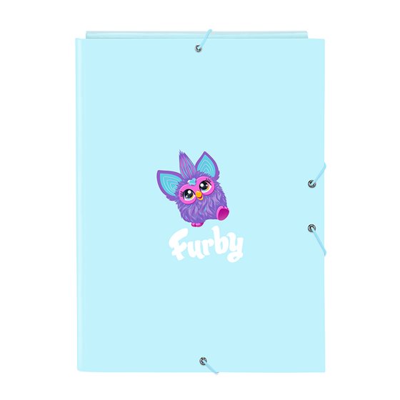 Carpeta Folio 3 Solapas Furby 26 x 33,5 x 2,5 cm.