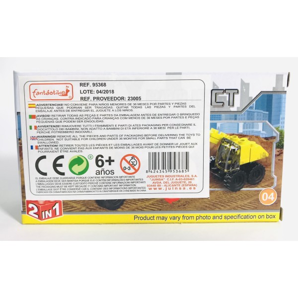 Juego Bloques JUINSA Construcción Obras Exp. X12