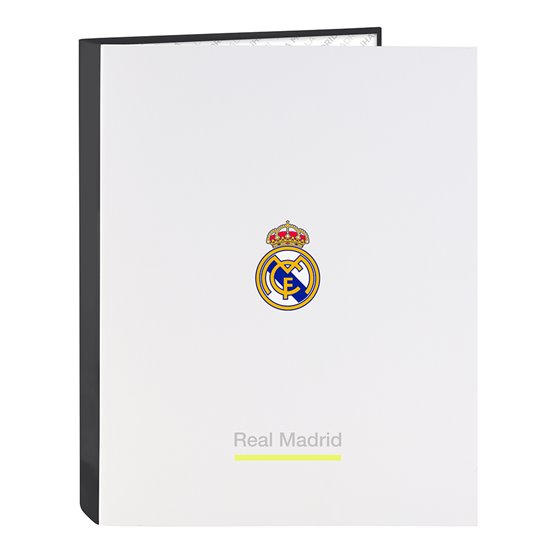 Carpeta Folio 4 Anillas Mixtas Real Madrid Equip. 25/26 26,5 x 33 x 4 cm.