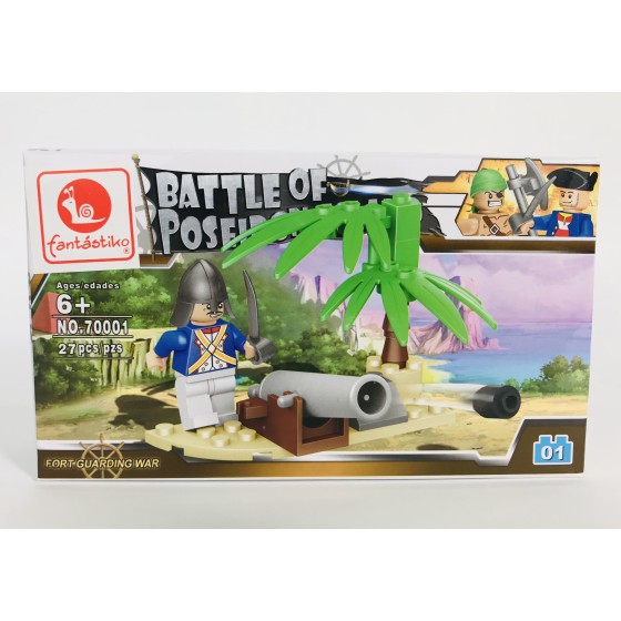 Juego Bloques JUINSA Construcción Pirata Exp. X12