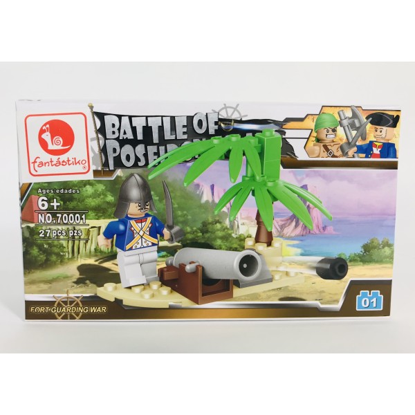 Juego Bloques JUINSA Construcción Pirata Exp. X12