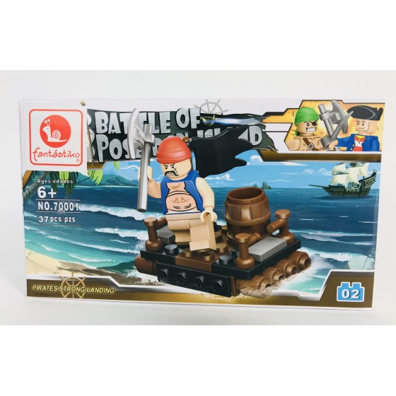 Juego Bloques JUINSA Construcción Pirata Exp. X12