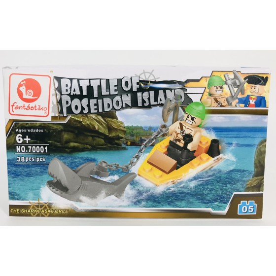 Juego Bloques JUINSA Construcción Pirata Exp. X12