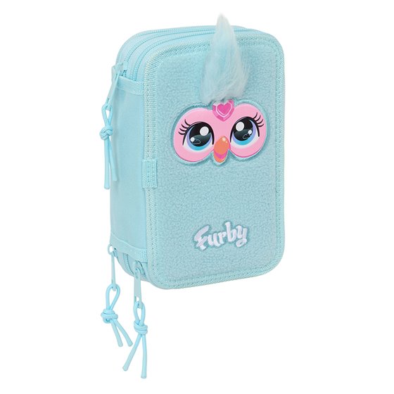 Plumier Triple 37 Piezas Furby 12,5 x 19,5 x 5,5 cm.