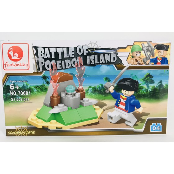 Juego Bloques JUINSA Construcción Pirata Exp. X12