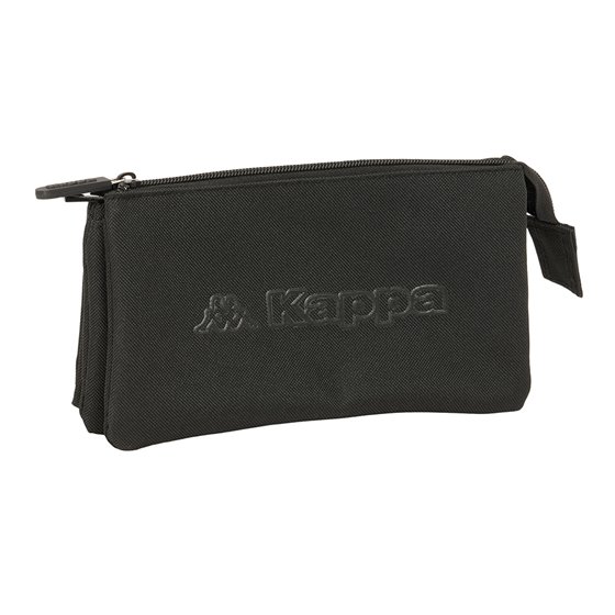 Portatodo Triple Kappa Basics "Negro" 22 x 12 x 3 cm.