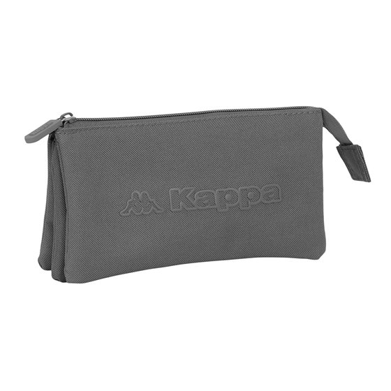 Portatodo Triple Kappa Basics "Gris" 22 x 12 x 3 cm.
