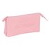 Portatodo Triple Kappa Basics "Rosa" 22 x 12 x 3 cm.