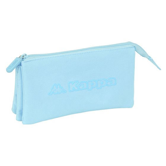 Portatodo Triple Kappa Basics "Celeste" 22 x 12 x 3 cm.