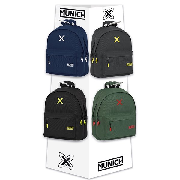 Contenido Expositor 950 Munich Basicos "Topo" 42 x 160 x 42 cm.