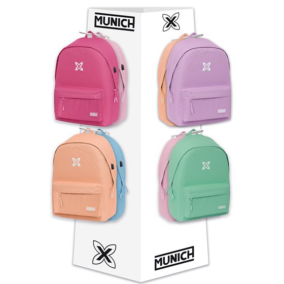 Contenido Expositor 950 Munich Basicos 42 x 160 x 42 cm.