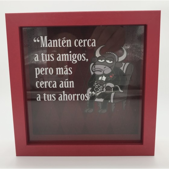 Hucha Decorativa Madera ROYMART Kukuxumusu